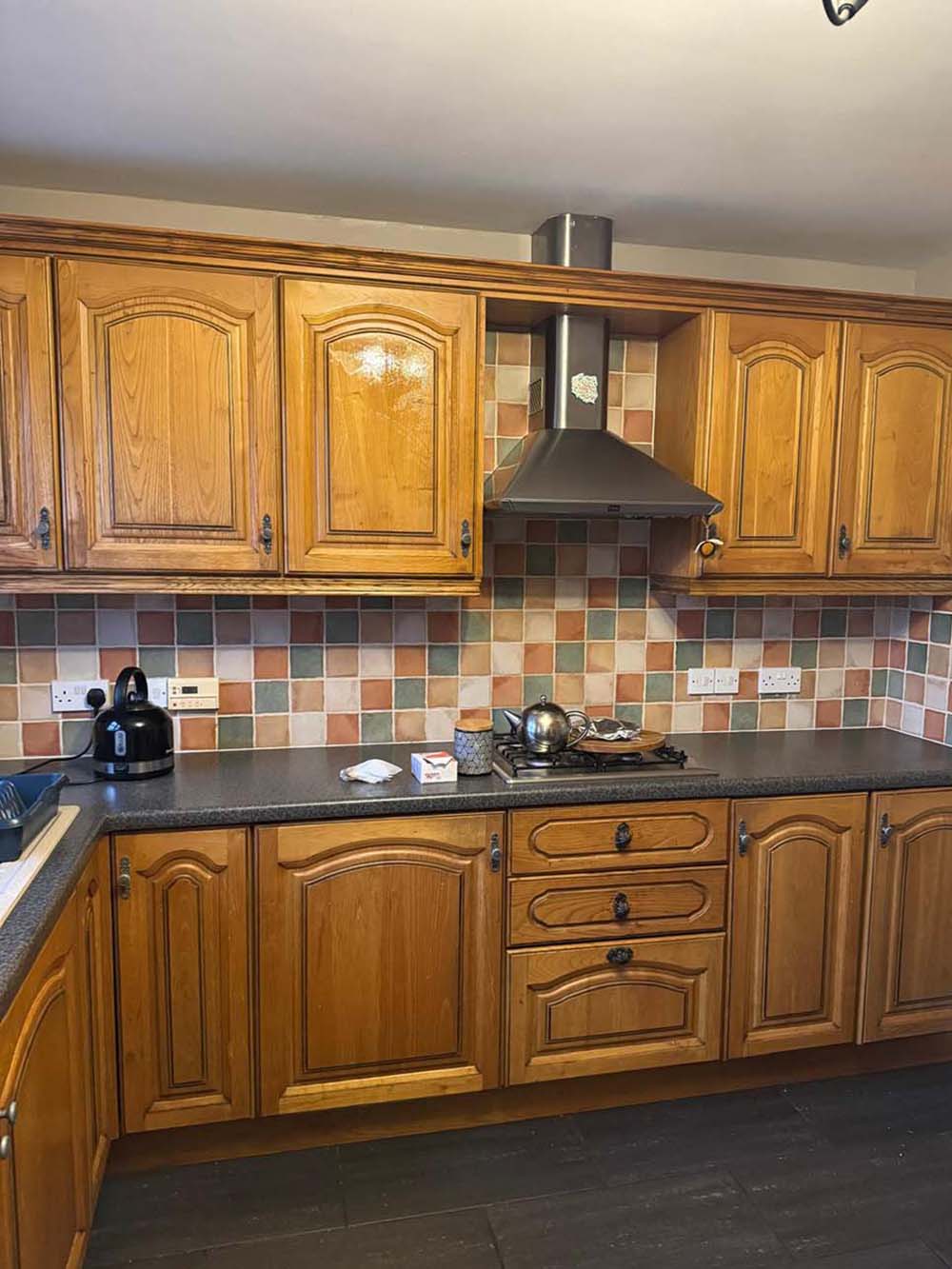 Kitchen Before painted